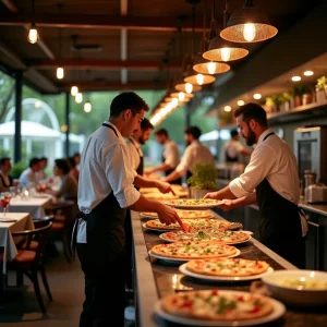 Il vero collo di bottiglia tra griglia, pizza e buffet è il pass